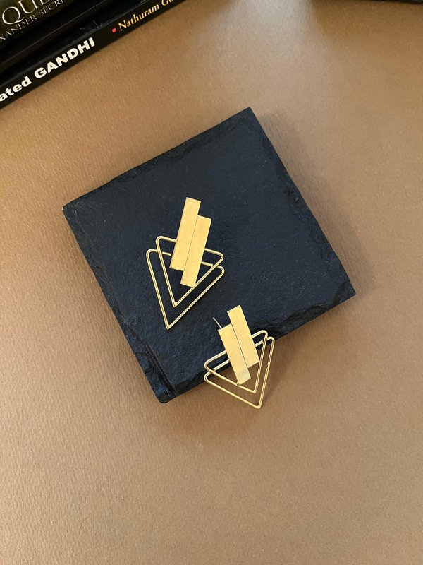 Inverted Triangle Earrings