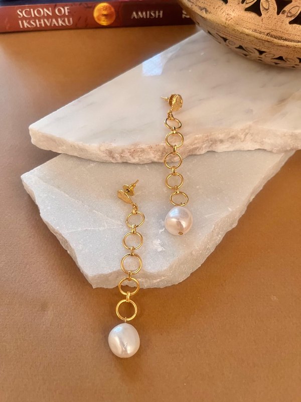 Baroque Long Earrings