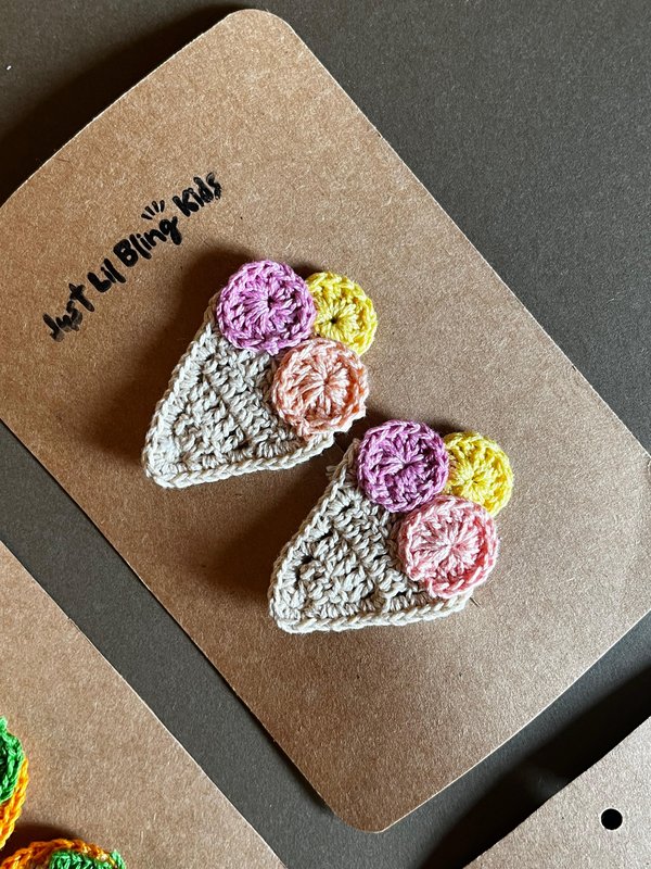 Ice-cream Hair Clip (Pair)