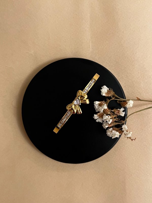 Studded Bow Bracelet