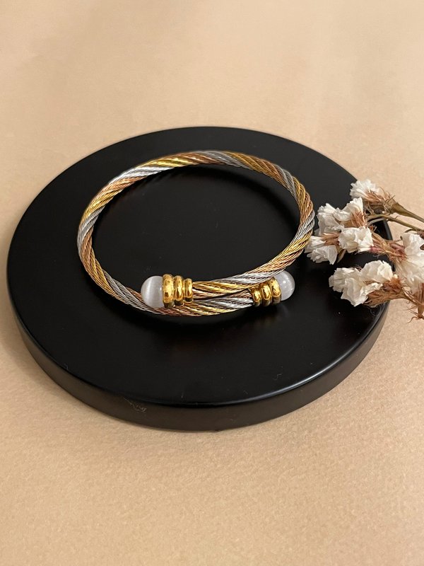 Triple Tone Bracelet