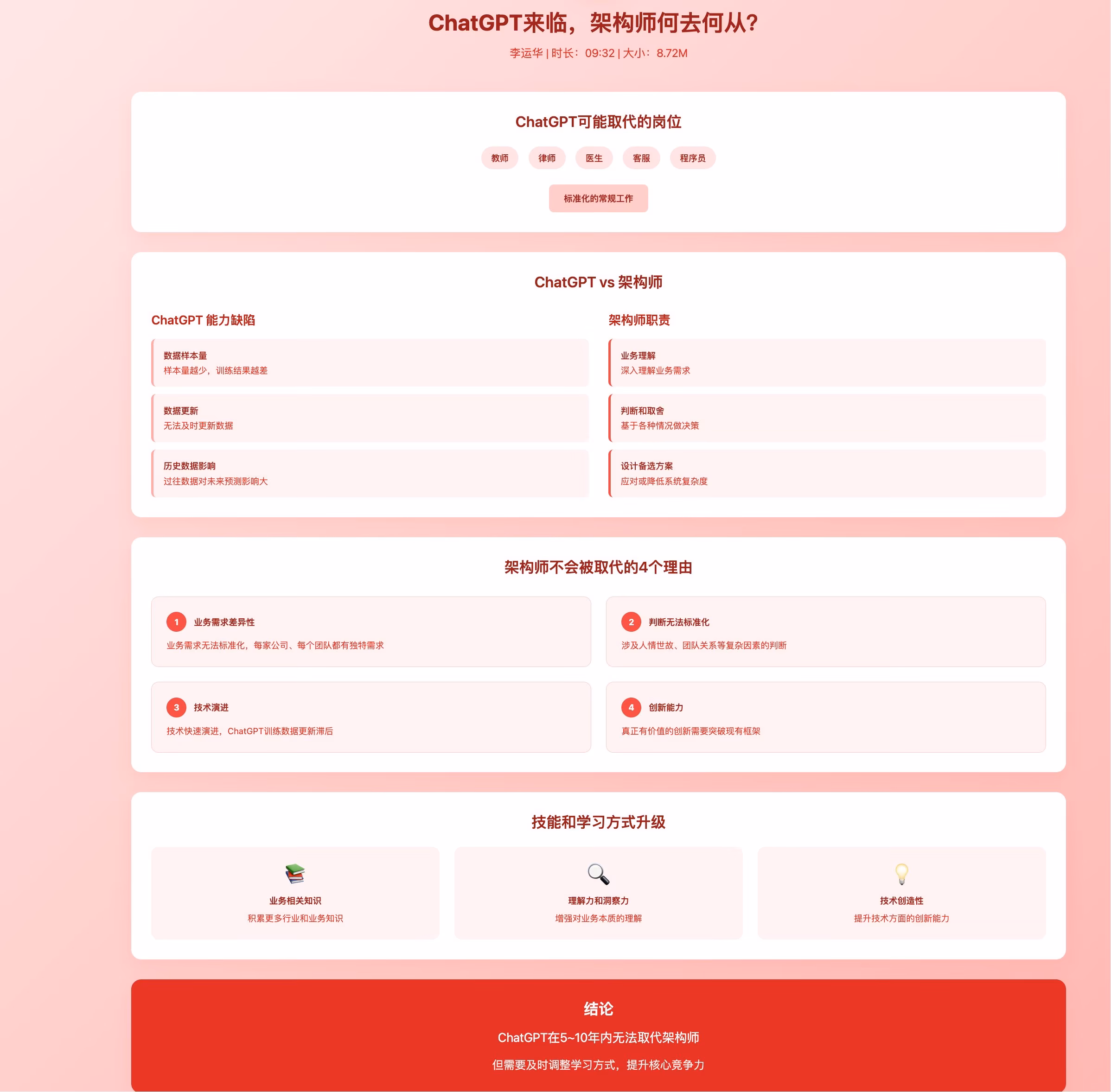 AI资讯:AI与架构师的关系