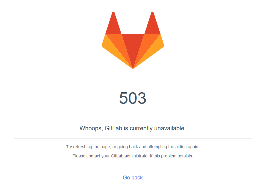 gitlab 503