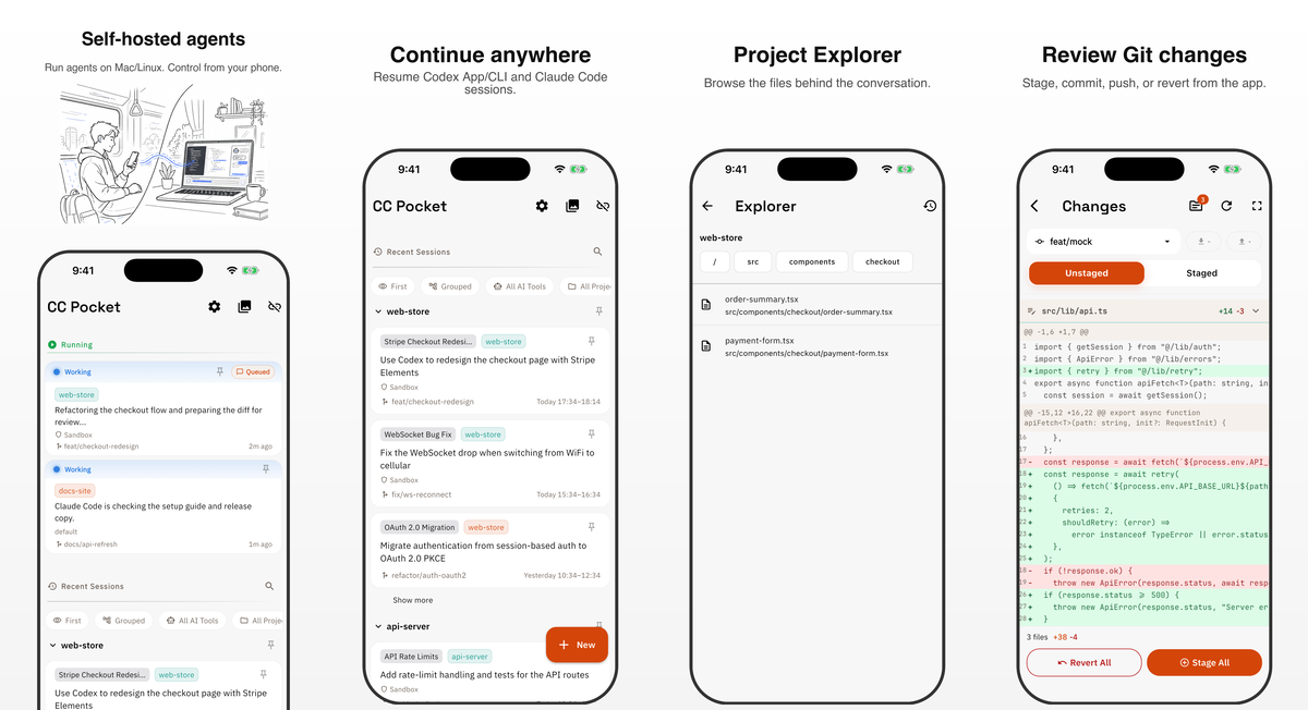 CC Pocket screenshots