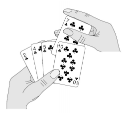 插扑克牌排序