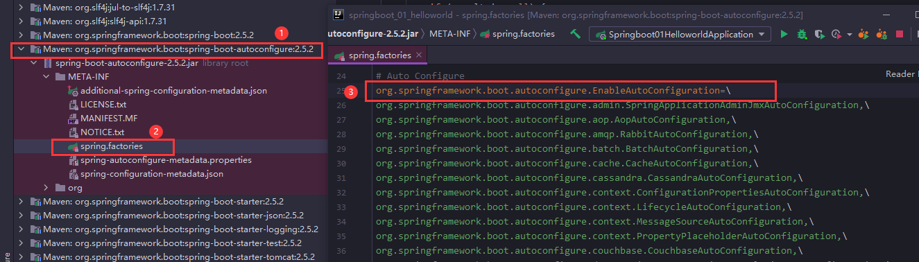 META-INF/spring.factories里配置的需要自动装配的类