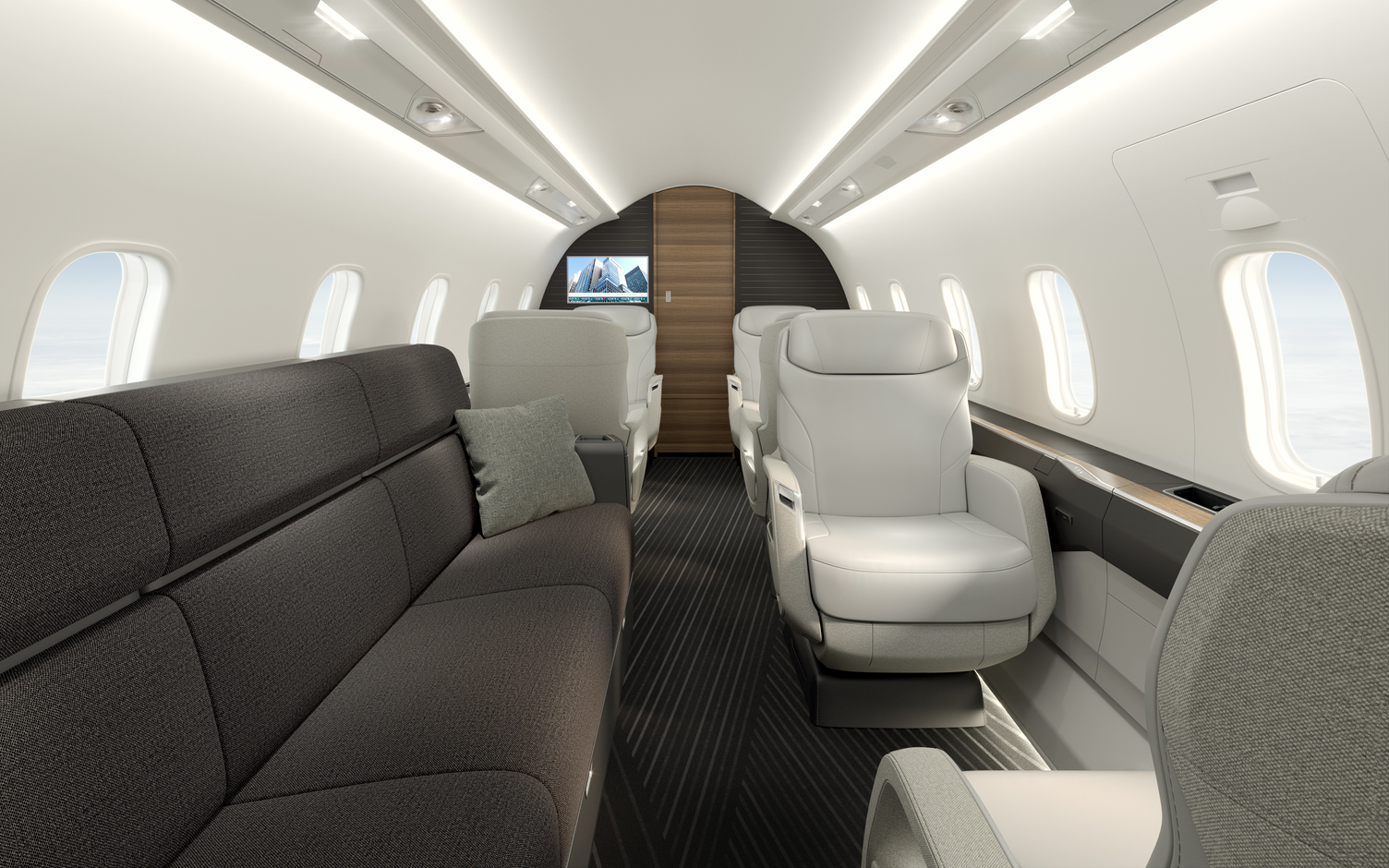 Super Midsize Jet Interior