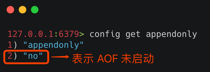 查询AOF启动状态