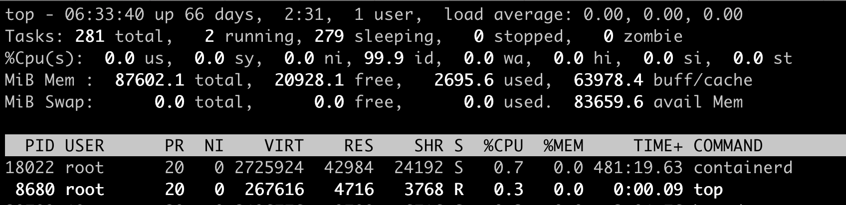 容器CPU1一