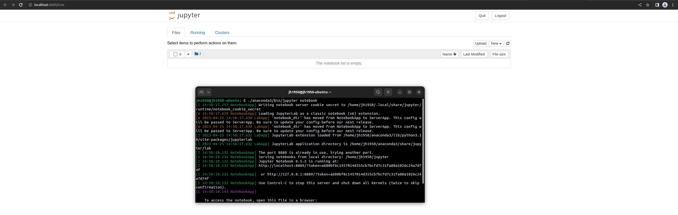 Anaconda3 - Jupyter Notebook Start