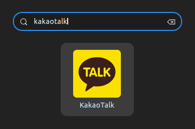 KakaoTalk - Create icon in Show Applications 4