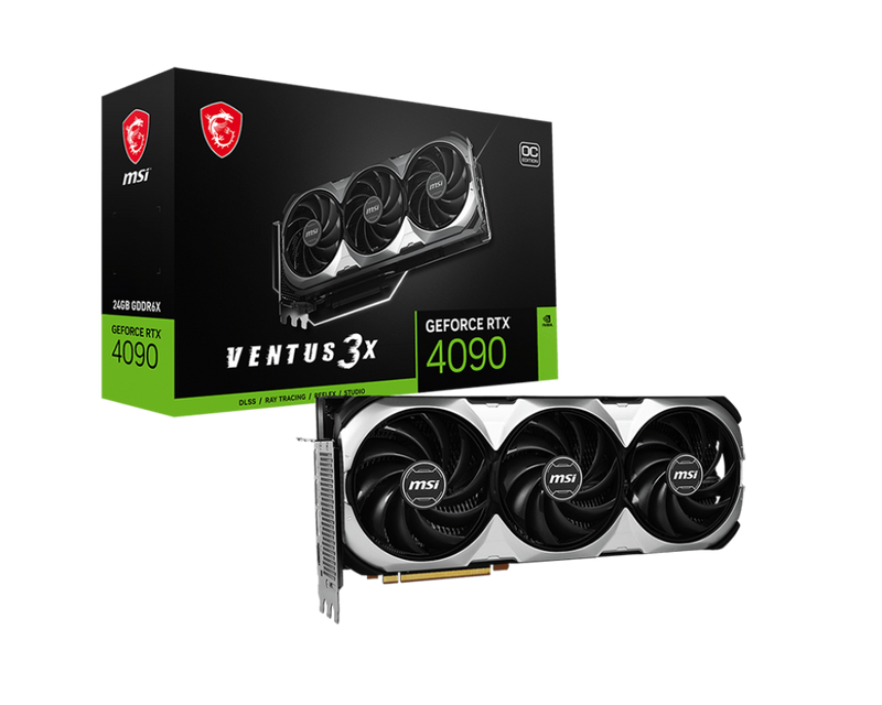 MSI GEFORCE RTX 4090 24GB VENTUS 3X OC GRAPHIC CARD