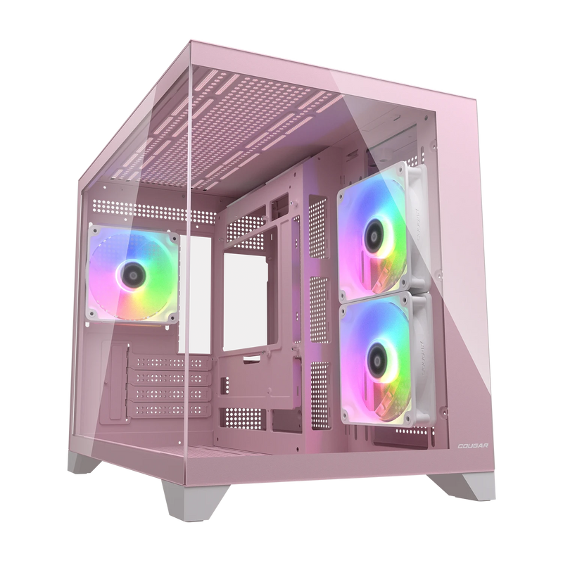 Cougar FV150 mini RGB Pink Mini Tower Cabinet