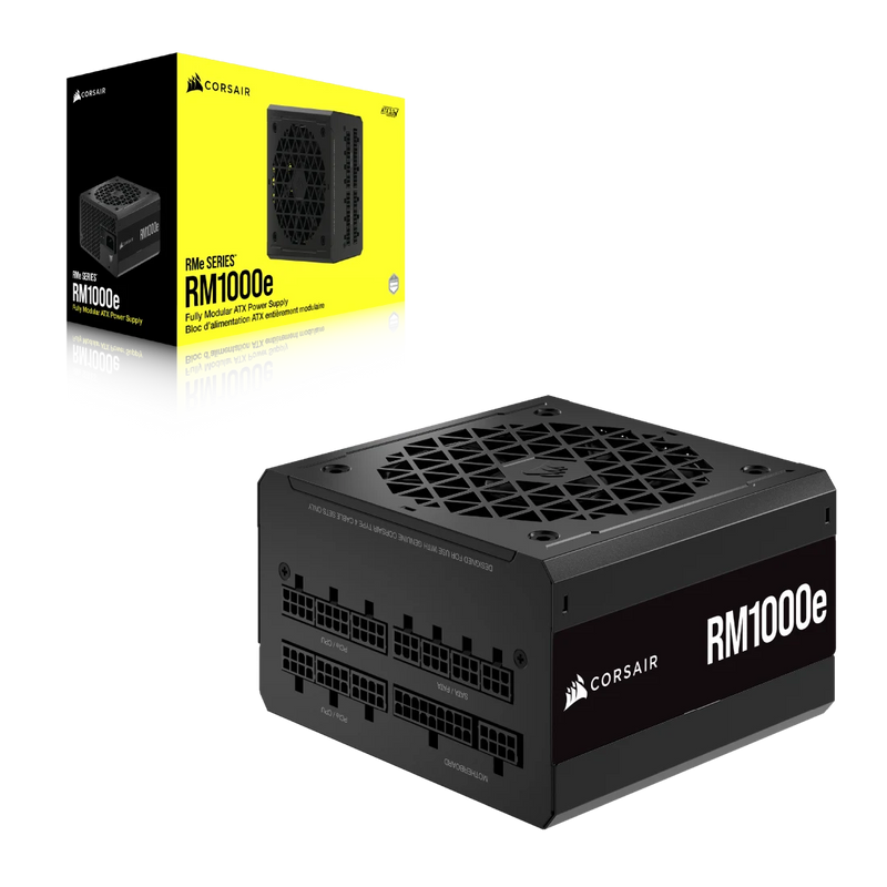 CORSAIR 1000W RM1000E 80 PLUS GOLD FULLY MODULAR GOLD ATX 3.0 SMPS