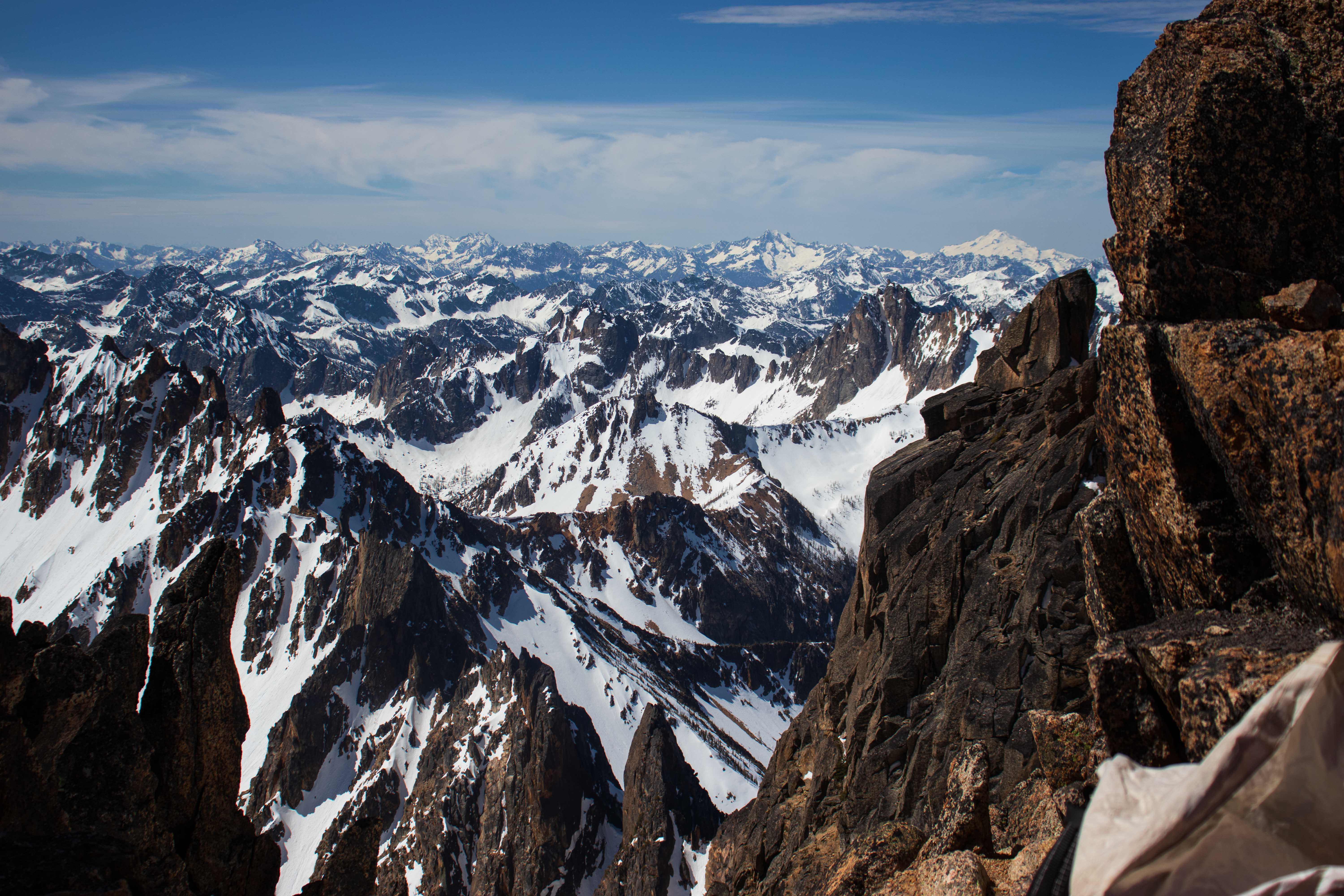 Facing Southwest from the Summit Col