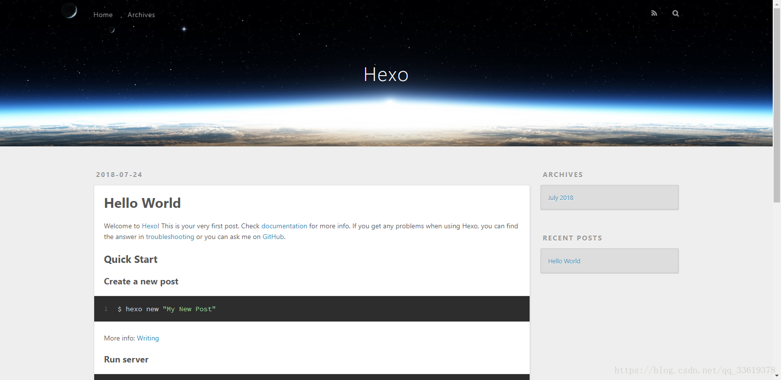 基于hexo和coding免费搭建个人博客网站的配图