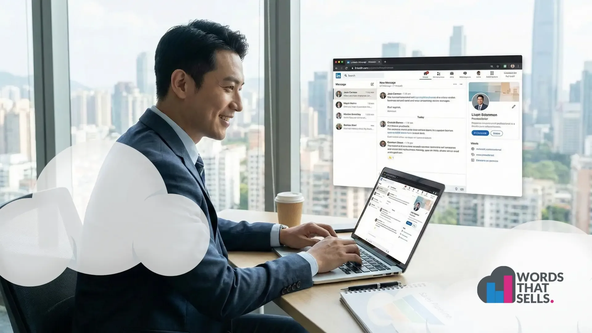 A team of B2B professionals in a meeting