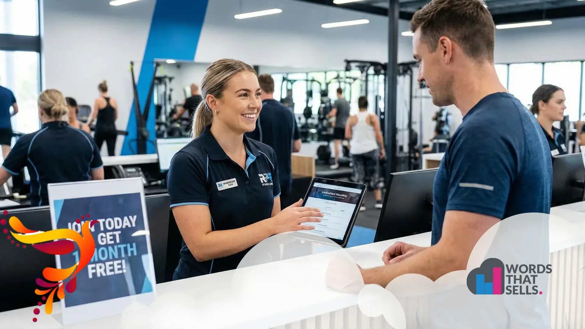 A fitness instructor leading a class