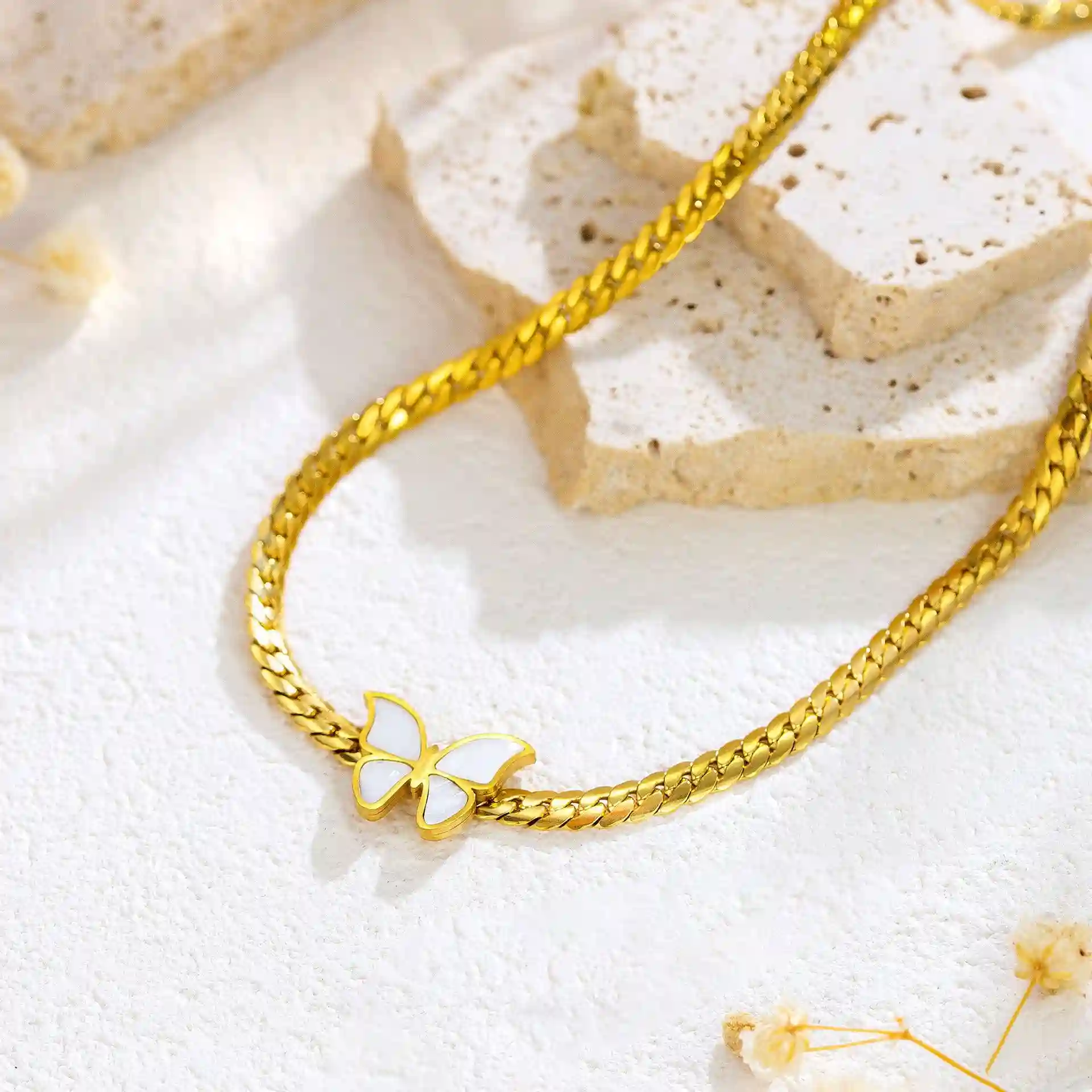 ✨ necklace stainless steel color guaranteed, waterproof, sweat-proof, lasting minimum 6 months to 1/2 years✨ 22