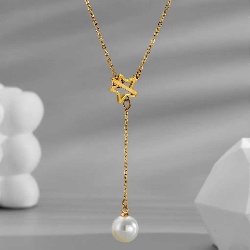 Necklace stainless steel color guaranteed, waterproof, sweat-proof, lasting minimum 6 months to 1/2 years✨ 114