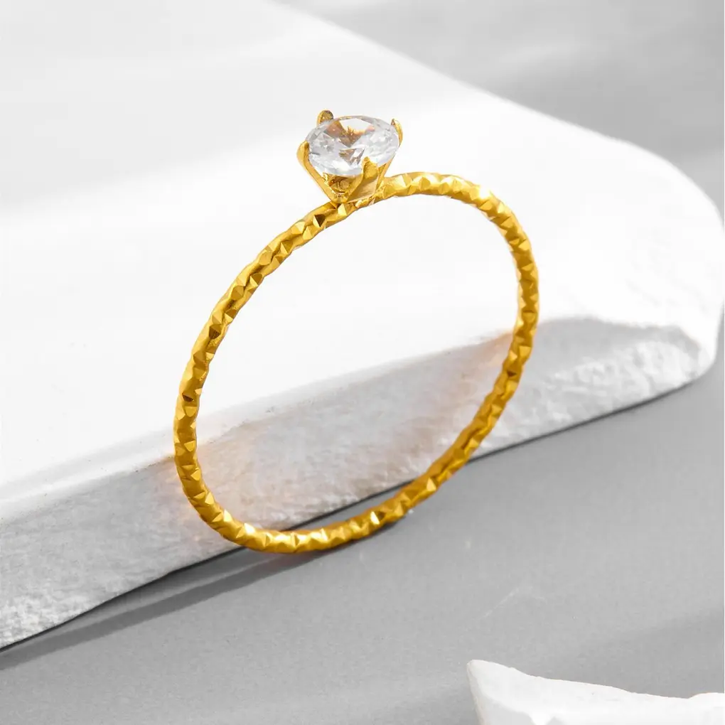 Ring stainless steel color guaranteed, waterproof, sweat-proof, lasting minimum 6 months to 1/2 years✨ 117