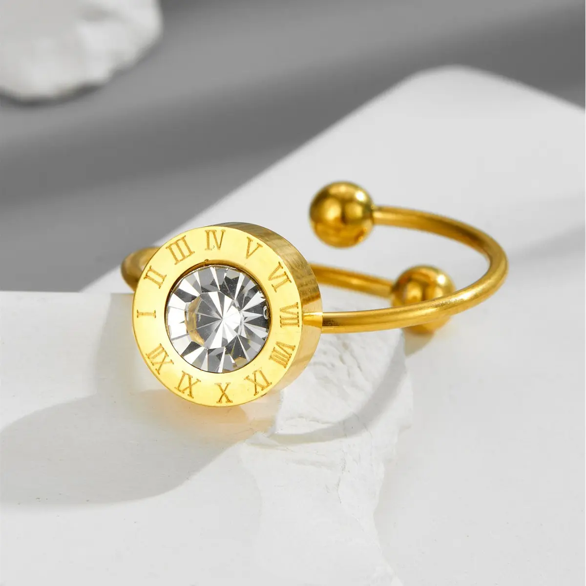 ring stainless steel color guaranteed, waterproof, sweat-proof, lasting minimum 6 months to 1/2 years✨ 380