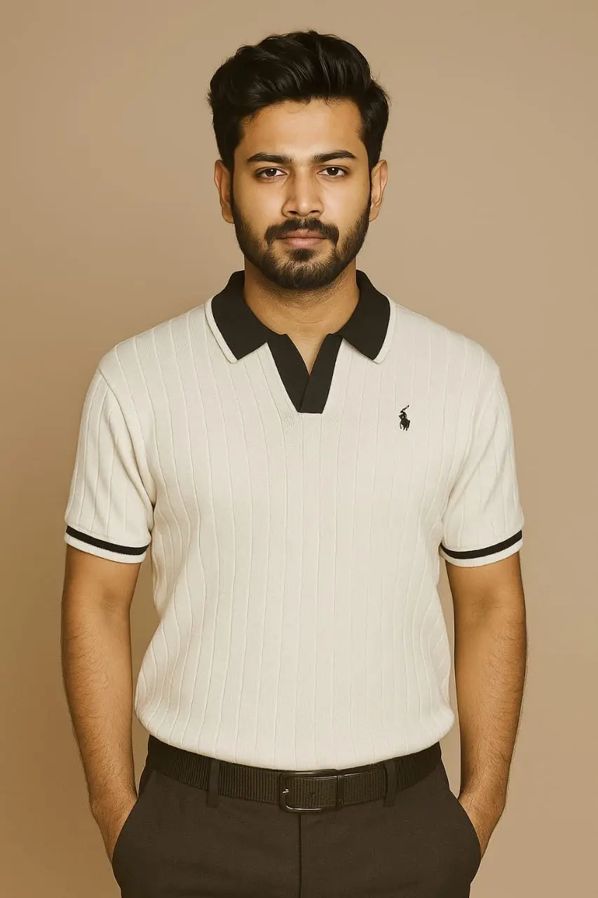 U.S. POLO WHITE HALF 27