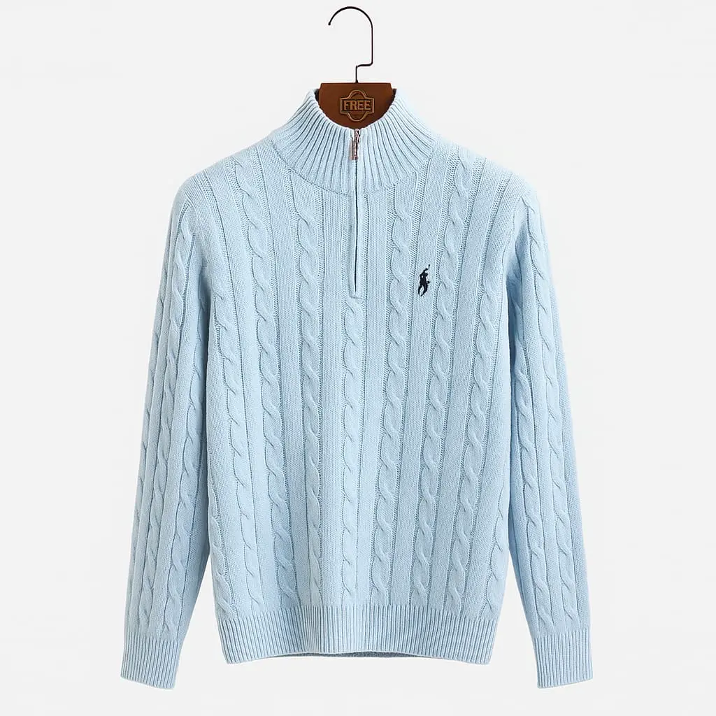 Ralph Lauren ziper polo sky 44