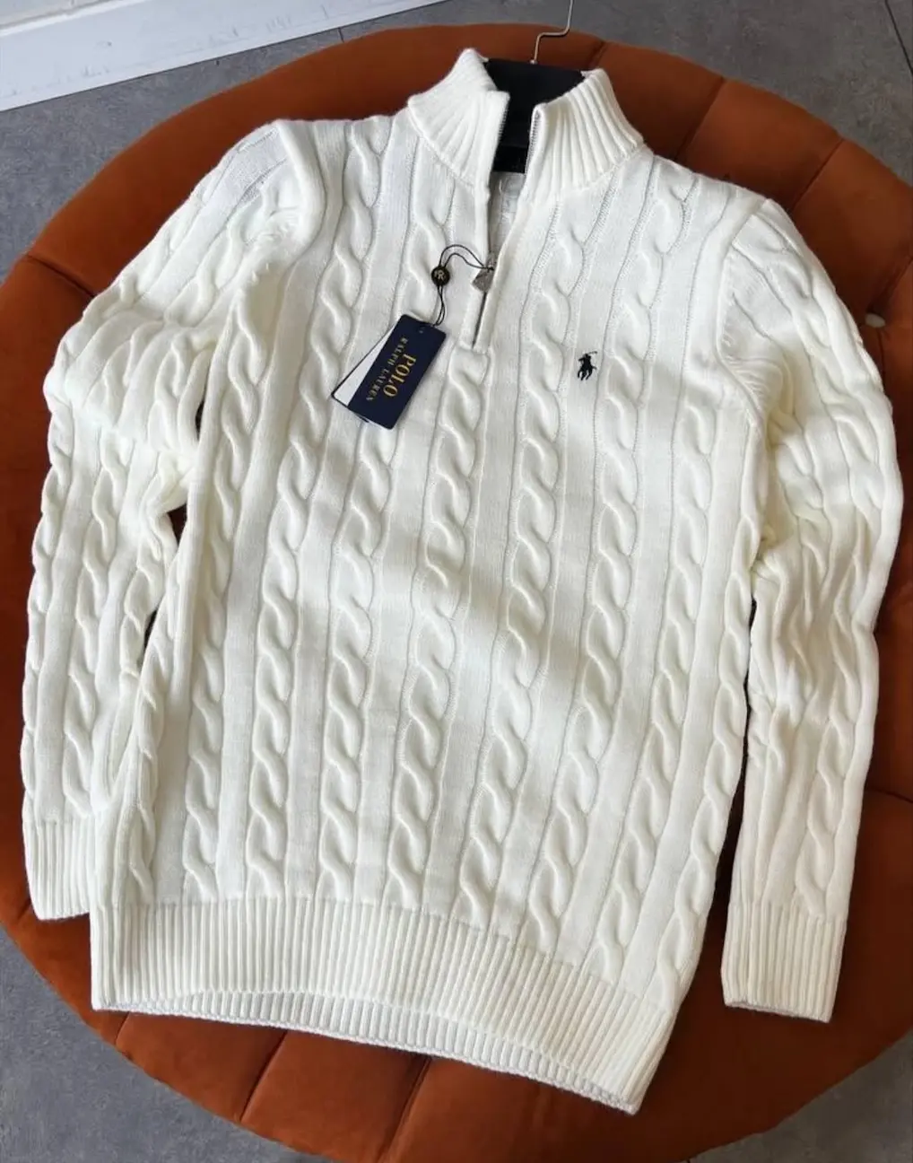 Ralph Lauren ziper polo OFFWHITE 41