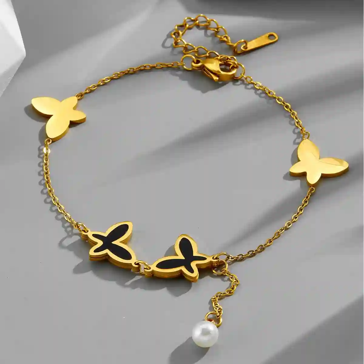 Anklets stainless steel 6 months color guaranteed 24