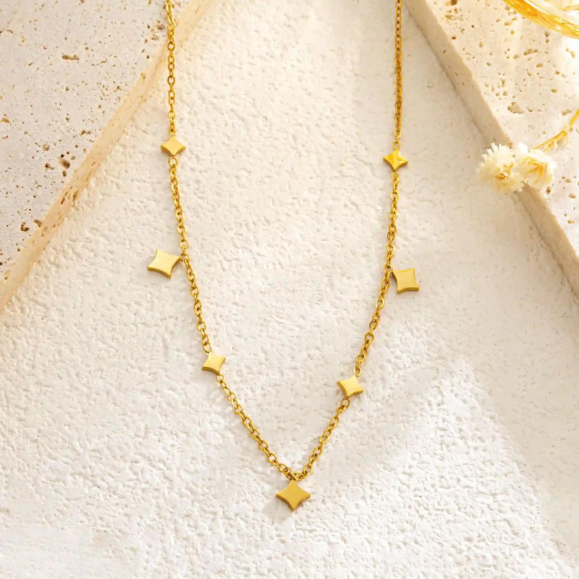 Necklace color guaranteed 6 month stainless steel 58