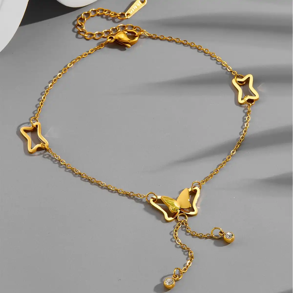 Anklet stainless steel color guaranteed 6 months 89