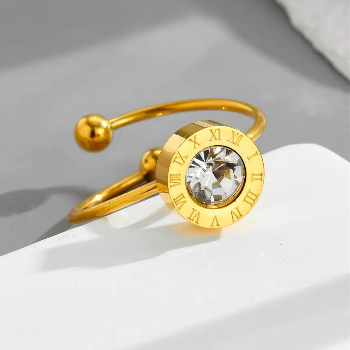 Ring stainless steel adjustable color guaranteed 6 months 90