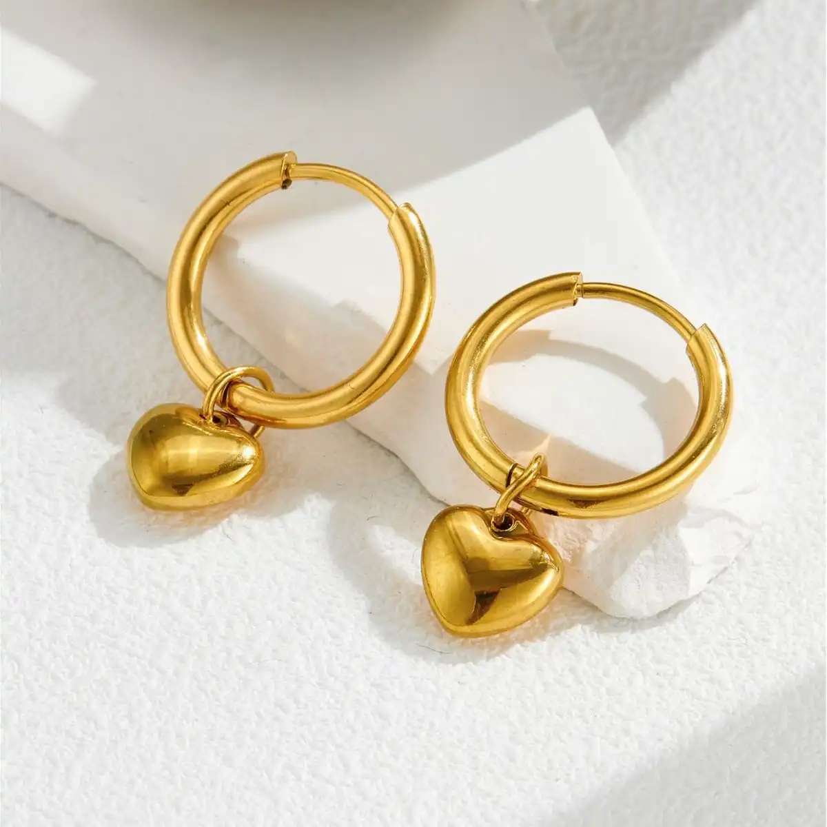 Earrings stainless steel color guaranteed 6 months 96