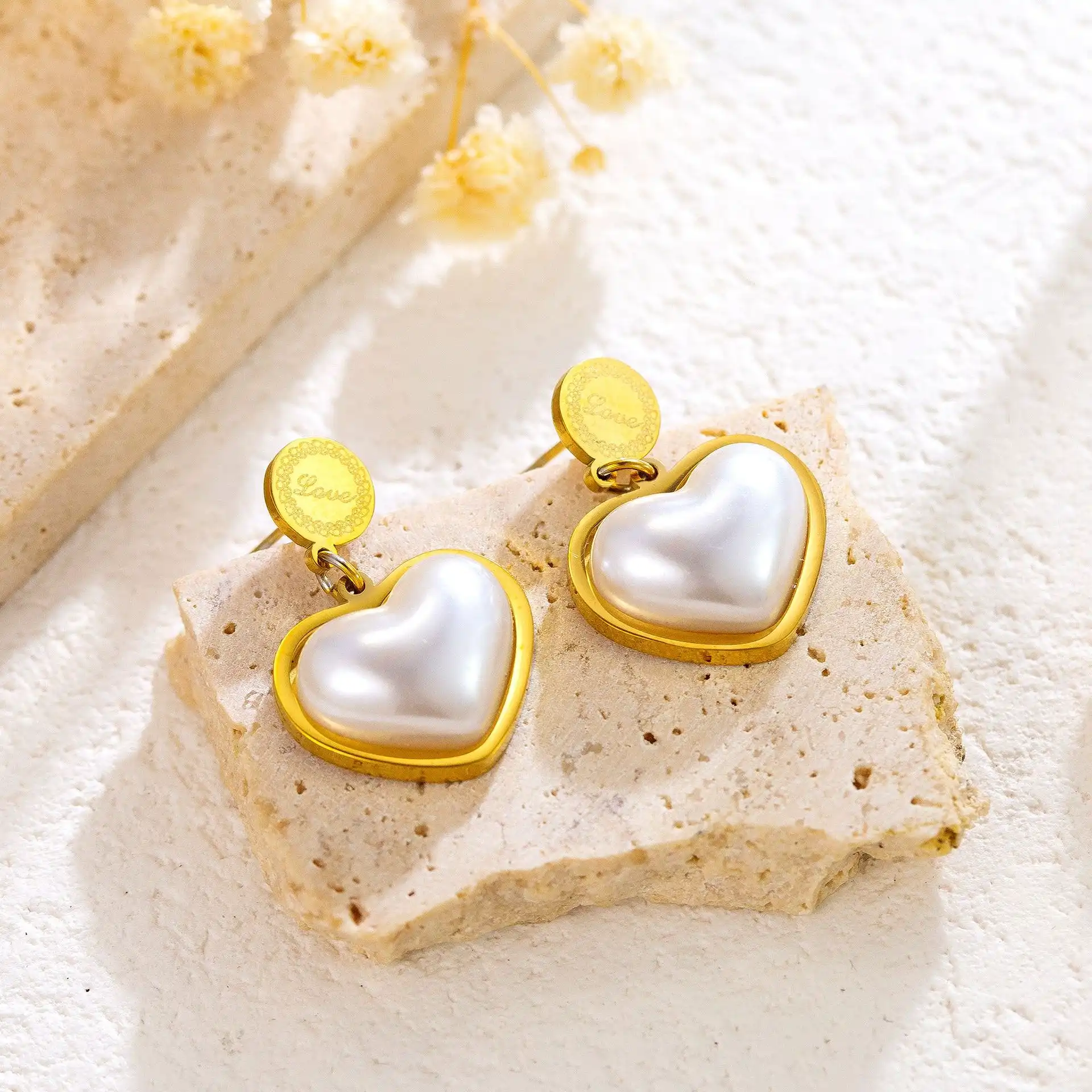 Earrings Stainless steel colour guaranteed 6 month 106