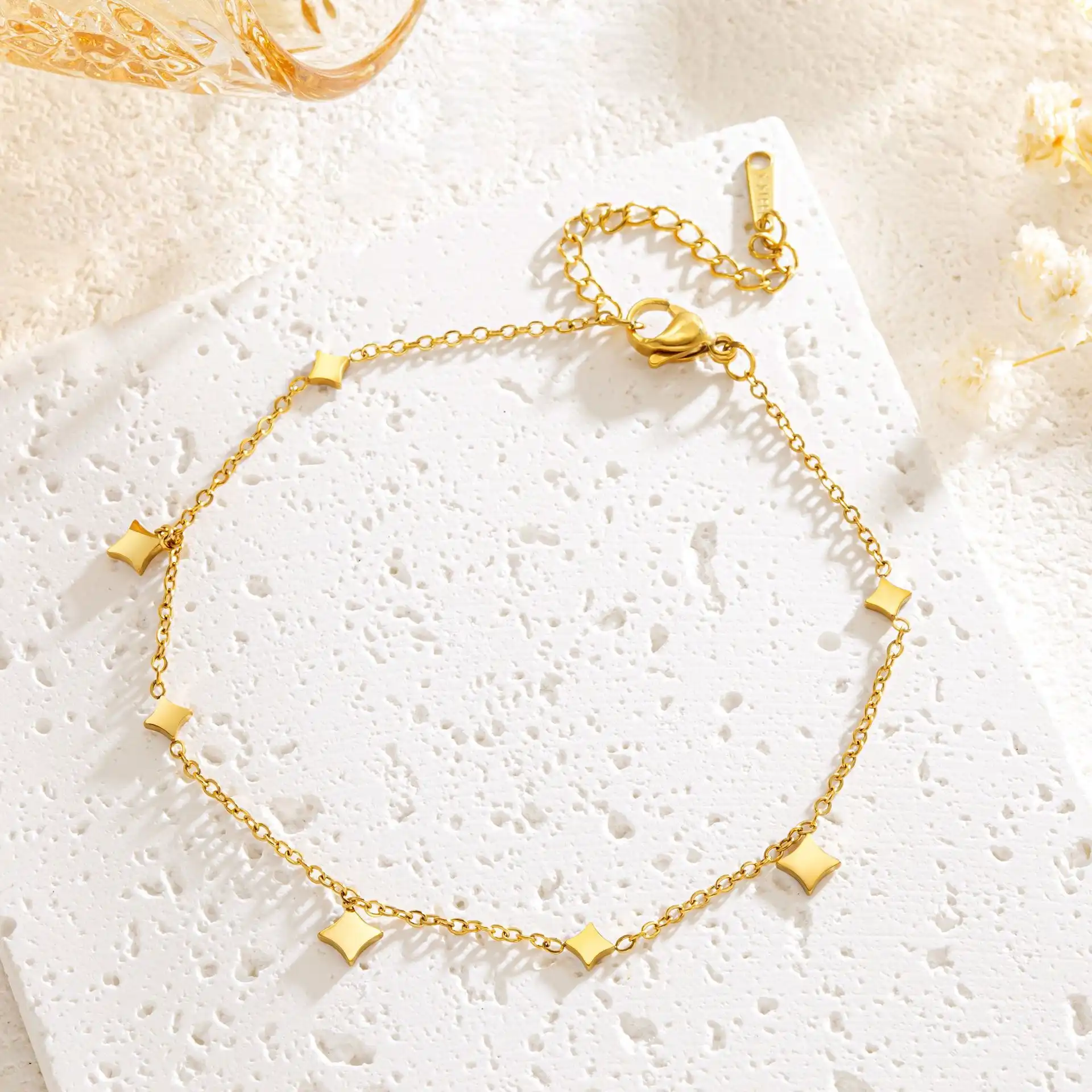 Anklet Stainless steel colour guaranteed 6 month 113