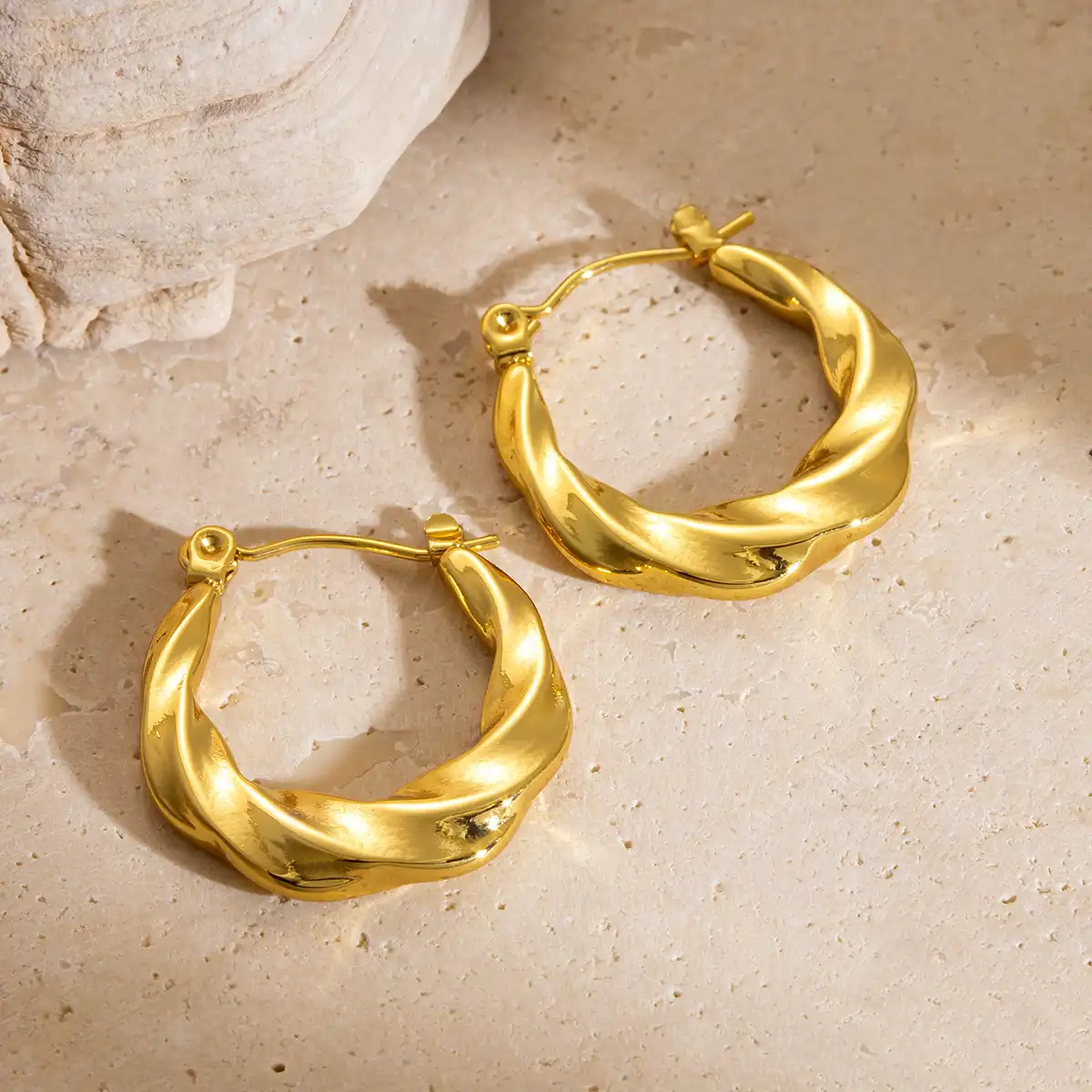Earrings Stainless steel colour guaranteed 6 month 117