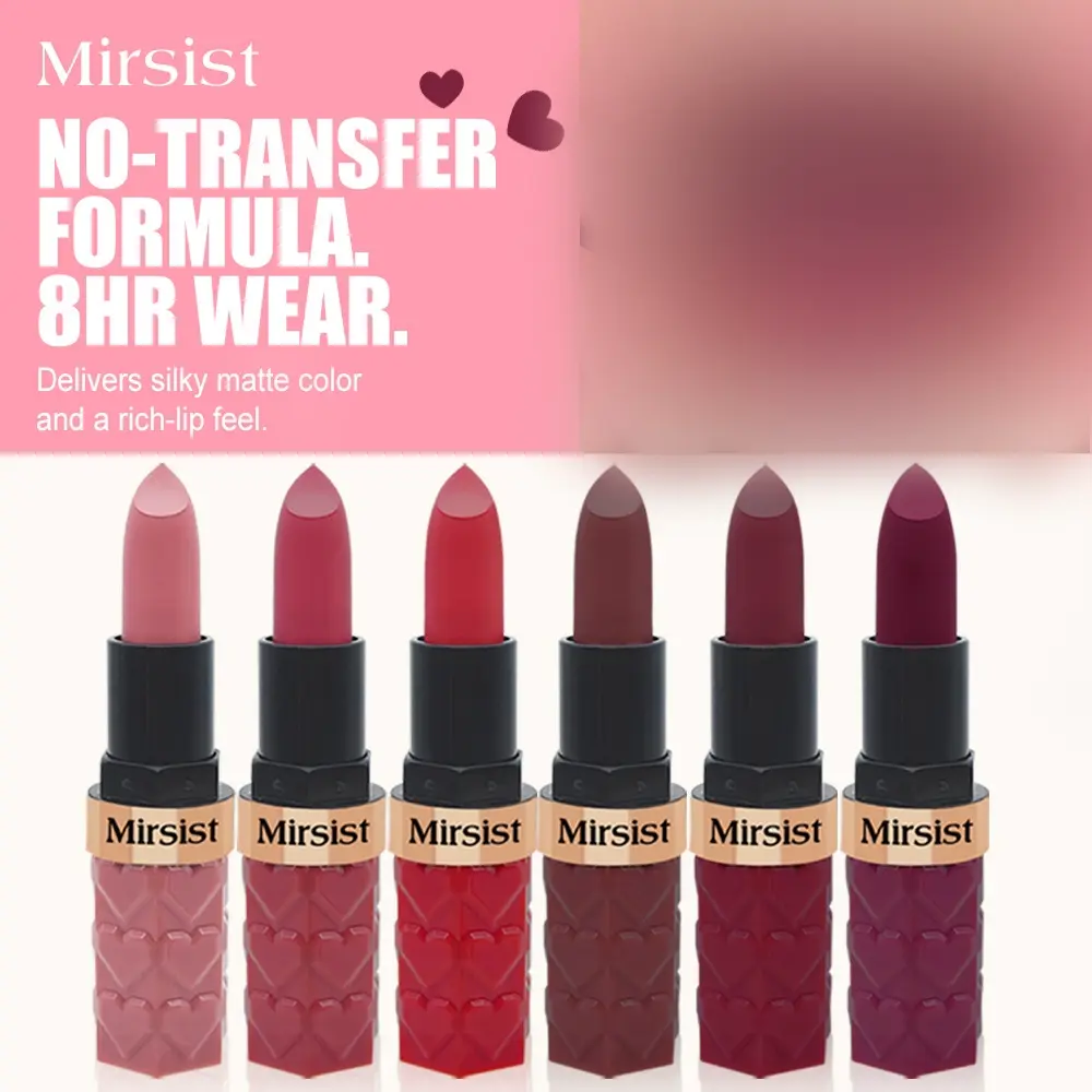 Premium quality Six piece Mirsist lipstick set's 130
