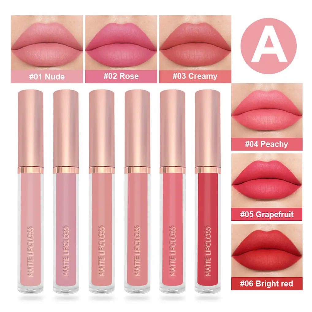 6 piece lipstick set's 129