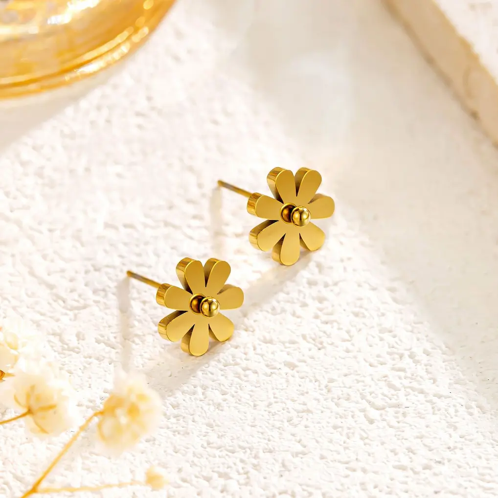Earring color guaranteed 6 month stainless steel 162