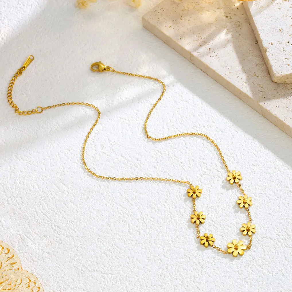 Necklace color guaranteed 6 month stainless steel 165