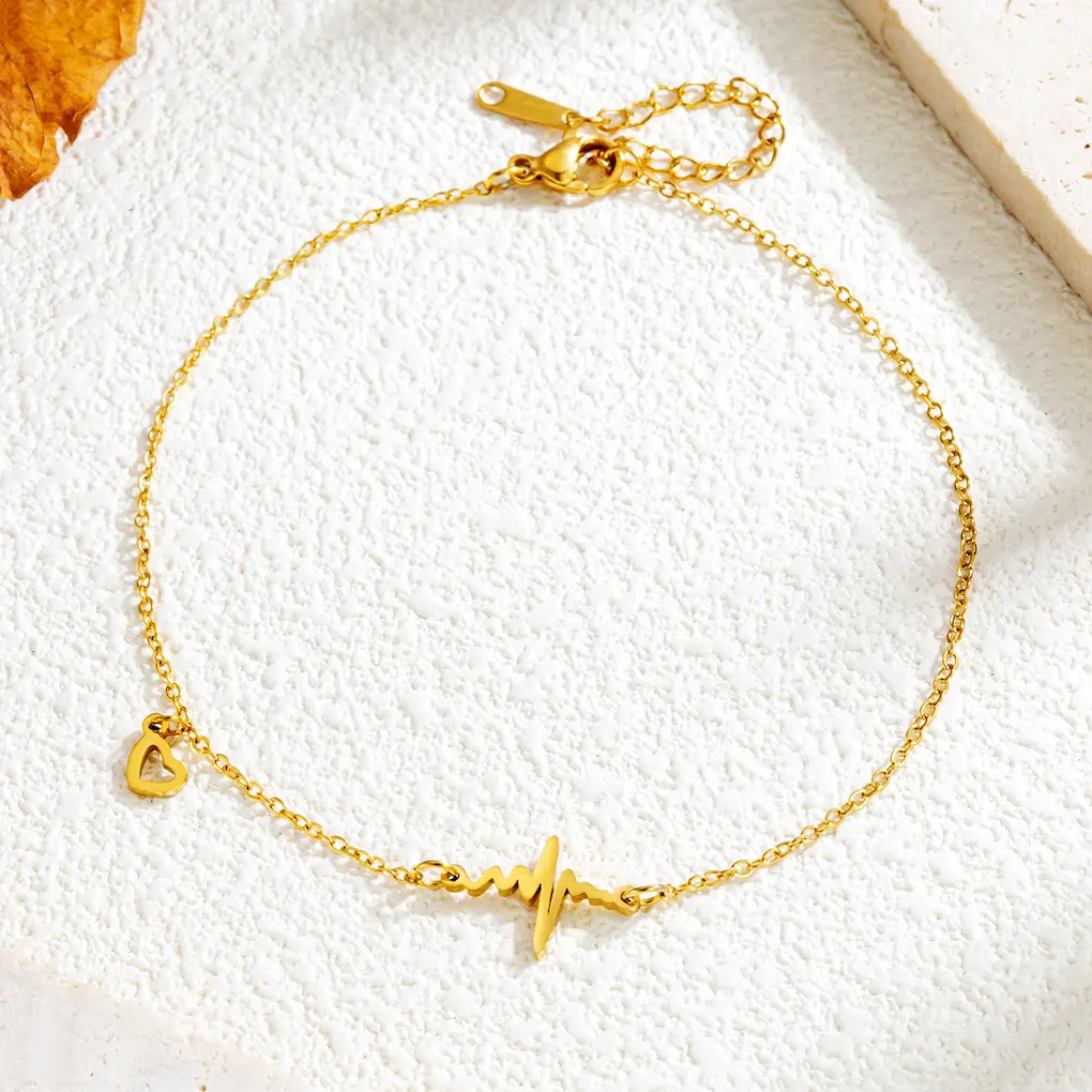 stainless steel anklet 6 months color guaranteed. 200