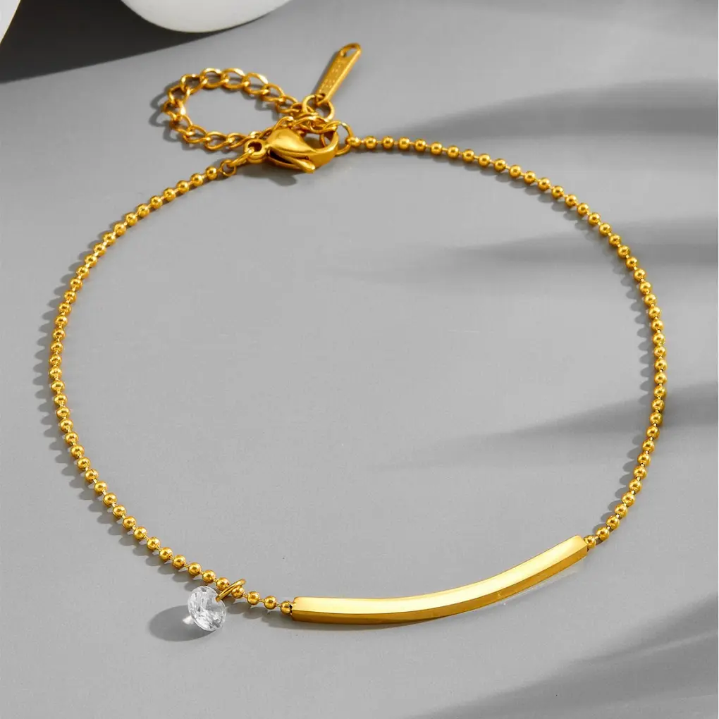 Anklet color guaranteed 6 month stainless steel 212