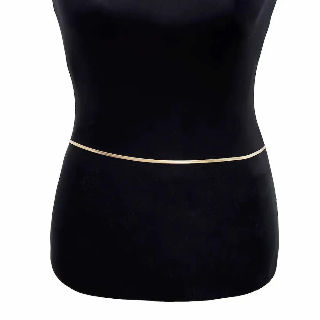 Stainless steel 18k gold plated Belly chain 6 months color granted. 233
