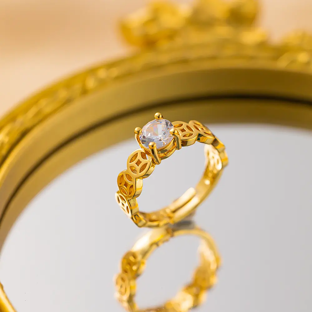 Ring stainless steel colour guaranteed 6 months 284