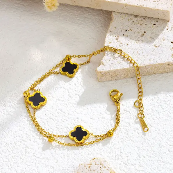 Four leaf clover bracelet 20