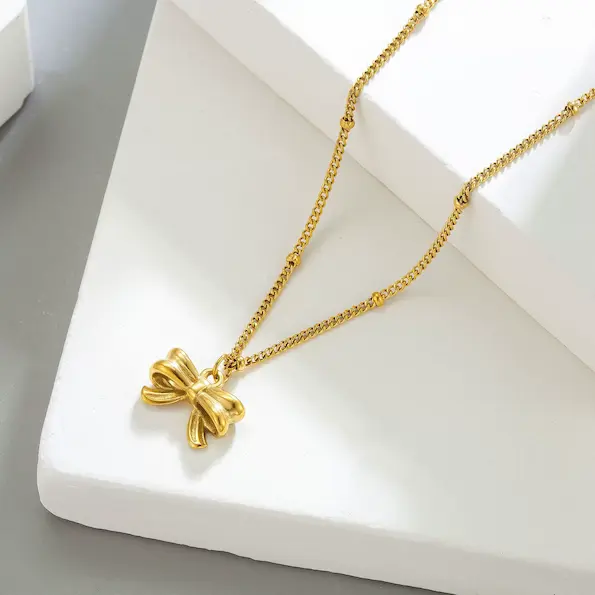 Elegent bow tie necklace 32