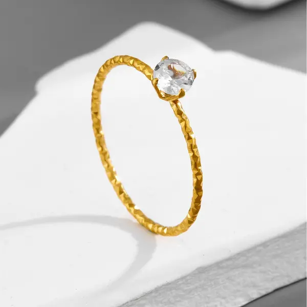 Sparkling mini diamond color guaranteed ring 119