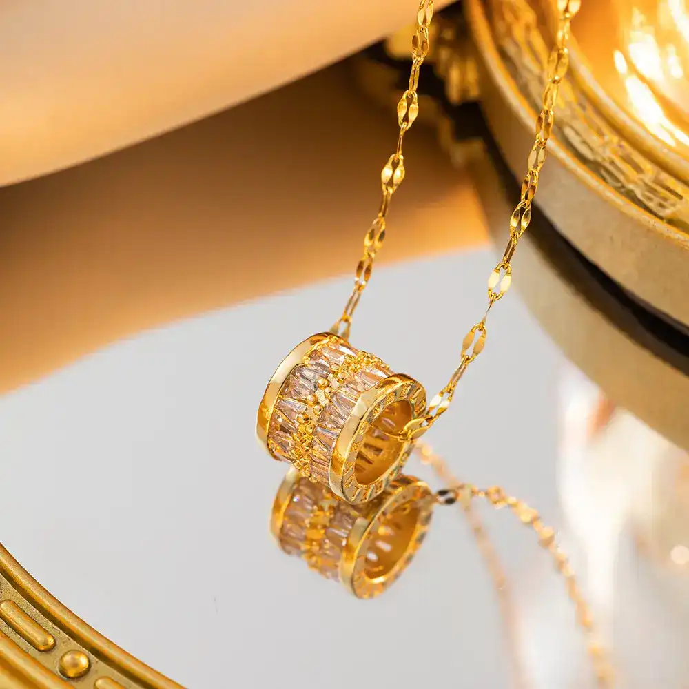 Necklace colour guaranteed 2 year titanium stee