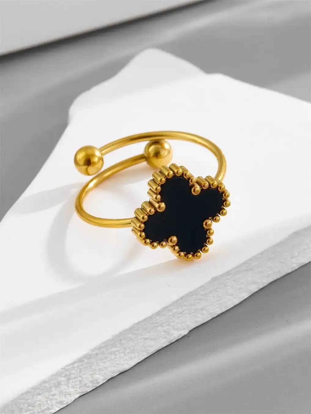 Ring stainless steel adjustable color guaranteed One year ✨ 149